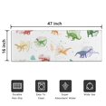thumbnail image 5 of Alphabet Dinosaur Names Chart Pattern Door Rugs,Washable Non Slip Door Mats Indoor,Decorative Door Mats,Entry Mat Indoor for Entrance,Bedroom,Kitchen,Bathroom,16"x47", 5 of 6