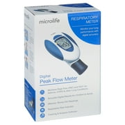 Microlife Digital Peak Flow Meter PEF / FEV1 / Early Asthma Attack Detection