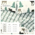 thumbnail image 5 of Great Bay Home Rustic Lodge Reversible Reversible Quilt Set With Shams (Full / Queen, Moose - Chocolate), 5 of 6