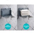 thumbnail image 3 of Dispensador de toallas de papel Dispensador de soporte de toallas de papel sin perforaciones ni clavos Genérico Dispensador de toallas de papel, 3 of 7