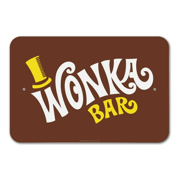 Willy Wonka And The Chocolate Factory Wonka Bar Logo Home Business Office Sign Walmart Com Walmart Com