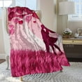 thumbnail image 7 of Fmlxio Gift Blanket, Valentines Day Throw Blanket Gifts for Mom, Wife, Red Pattern Blanket for Couch Sofa or Bed Clearance & more savings, 7 of 7