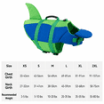 thumbnail image 4 of Dog Life Jacket with Chin Float for Small Medium Large Dogs, Adjustable Swim Vest with Rescue Handle, High Buoyancy, Blue, X-Small, 4 of 8