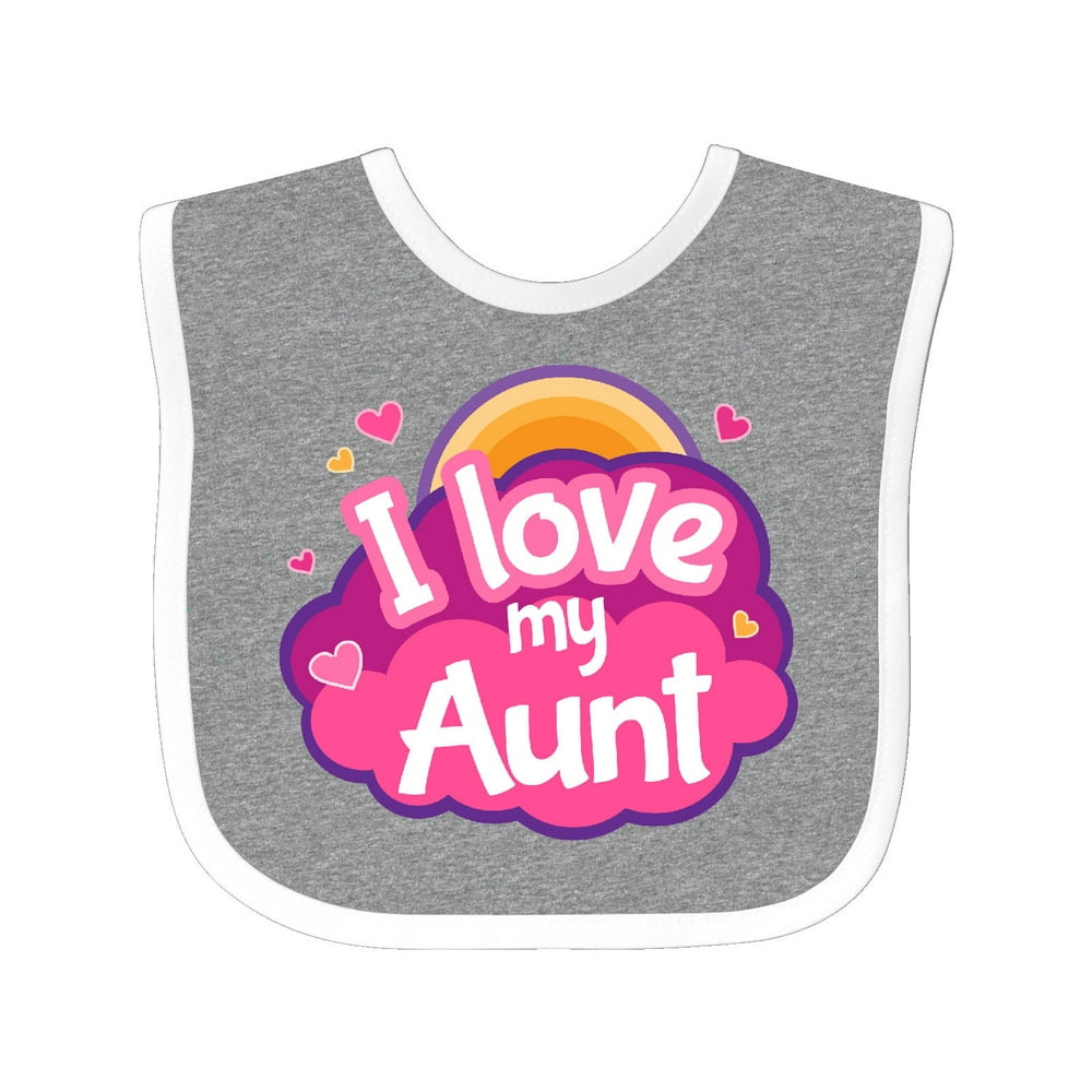 I Love My Aunt Gift for Niece Baby Bib
