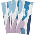 thumbnail image 2 of Coolnut 6 Pack Blue Art Color Watercolor Kitchen Towels, Soft Highly Absorbent Dish Towels Reusable Tea Towels Set, 28"x 18", 2 of 6