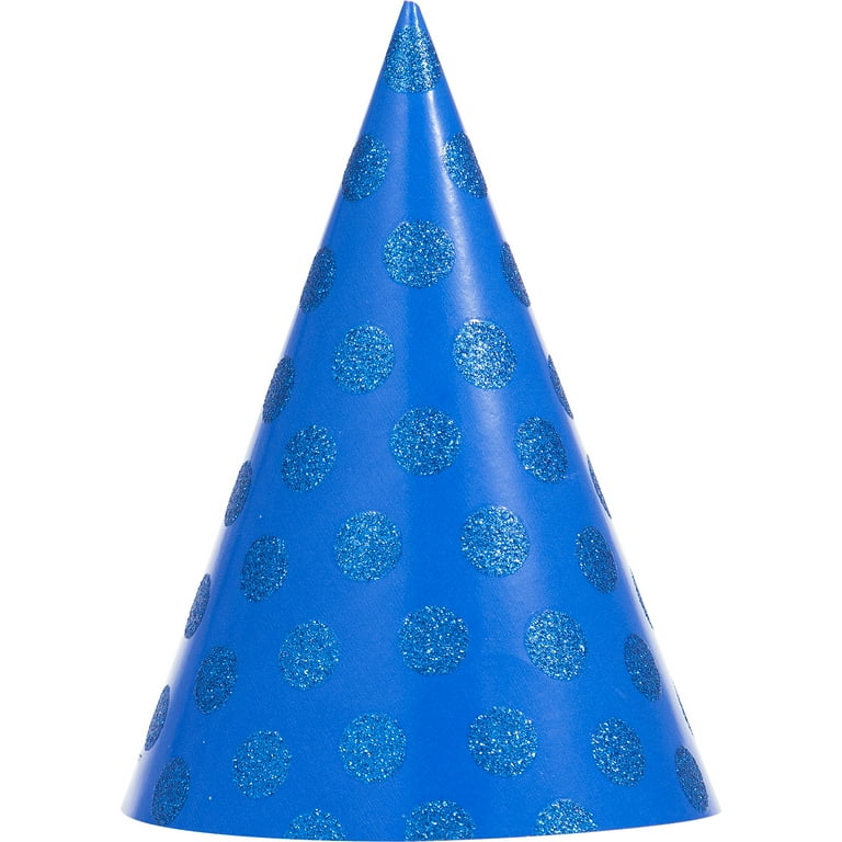My Little Day 8 party hats - multicolour dots My Little Day 8 party hats - multicolour dots