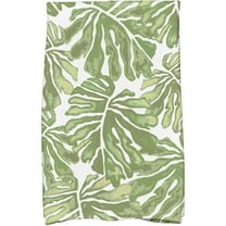Simply Daisy 18" x 30" Palm Leaves Floral Print Kitchen Towel