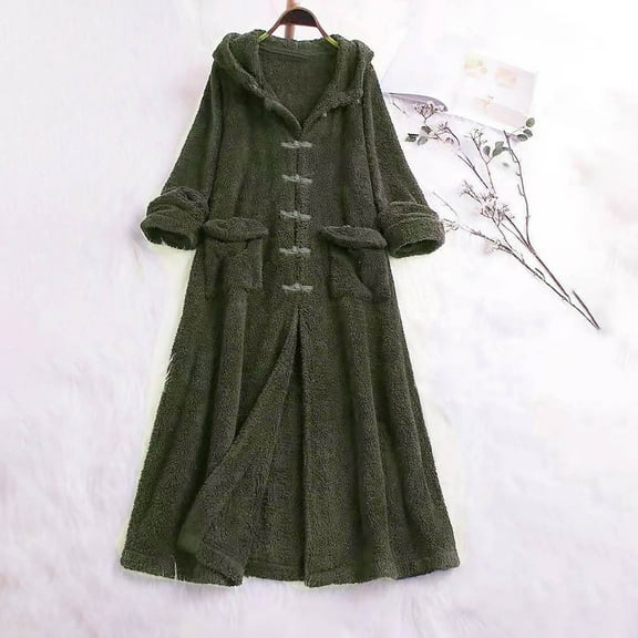 AXXD Basic Crewneck Sweatshirts Women Summer 2024 Casual Solid Color Cardigan Extended Long Sleeved Hooded Plush Top