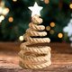 thumbnail image 5 of Árbol de Navidad de mesa Adorno navideño Mini árbol de Navidad decorativo para cuerda de cáñamo, 5 of 7