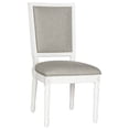 thumbnail image 4 of Safavieh BUCHANAN 19''H FRENCH BRASSERIE LINEN RECT SIDE CHAIR - SILVER NAIL HEADS, 4 of 6