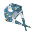 thumbnail image 4 of Easter Eggs Design Adjustable Scrub Cap for Women and Men Nurse Surgical Working Hat with Buttons and Tie Closure 2026 Blue, 4 of 4