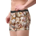thumbnail image 4 of Haiem Colorful Seashells Men's Boxer Briefs, Every Day Comfort Stretch Cotton Moisture-Wicking Underwear-Medium, 4 of 9