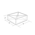 thumbnail image 2 of 6" Square Tray Four Compartment Desk Organizer, 2-Pack, 2 of 3
