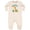 Natural Heather, variant on I'm Gonna Be a Big Brother Dino Baby Fleece Romper
