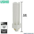 thumbnail image 2 of USHIO Compact Fluorescent 32w CF32TE/830 Dimmable Bulb, 2 of 4