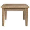 thumbnail image 4 of Bowery Hill Contemporary Wood Patio Coffee Table in Grayish Brown, 4 of 5