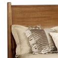 thumbnail image 4 of Wooden Full Size Bed with Panel Headboard Oak Brown - Saltoro Sherpi, 4 of 5