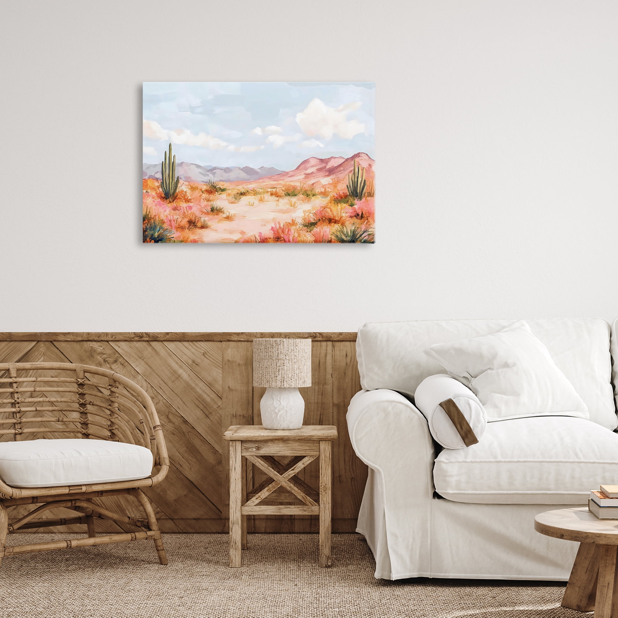 Stupell Industries Pastel Desert Dream Sunset Canvas Wall Art, design by Creative Studio