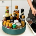 thumbnail image 5 of Uutvmp 360°Rotating Round Lazy Susan Organizer, 11 Inch Non-Slip Turntable Organizer, Kitchen Storage Turntable for Cabinet, Pantry, Refrigerator, Countertop Spinning Organizer for Condiments, 5 of 9