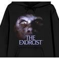 thumbnail image 2 of The Exorcist Scary Face Long Sleeve Women's Black Hooded Sweatshirt-Medium, 2 of 4
