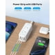 thumbnail image 4 of Enchufe plano giratorio de 360° Power Strip TROND, 6 enchufes, 2 USB, 4 of 7