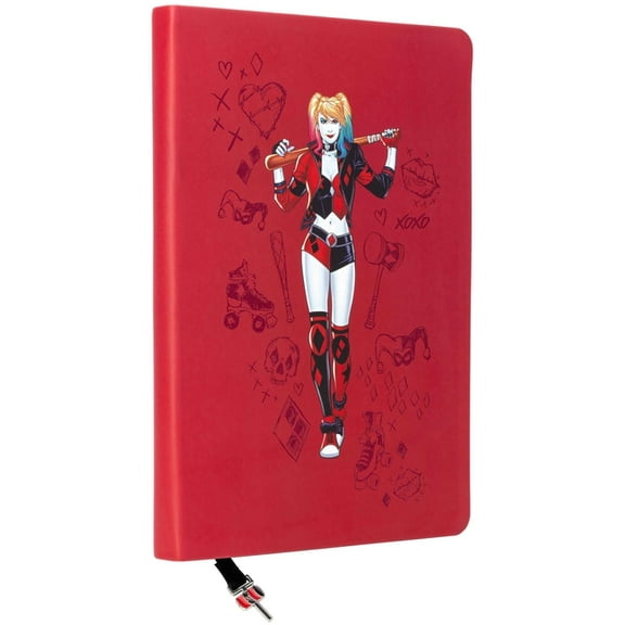 DC: Harley Quinn Journal with Ribbon Charm, (Paperback)