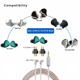 thumbnail image 5 of Adaptador de auriculares hembra de 2 pines a macho de 0,78" para SHUOER CONDUCTOR/CANTANTE/SOLISTA/EJ07/TAPE PRO A, 5 of 6