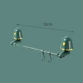 thumbnail image 4 of Bathroom Towel Storage Rack Easy to Install Strong Bearing Capacity Rack for Towels Robes Coats Scarves, 4 of 6
