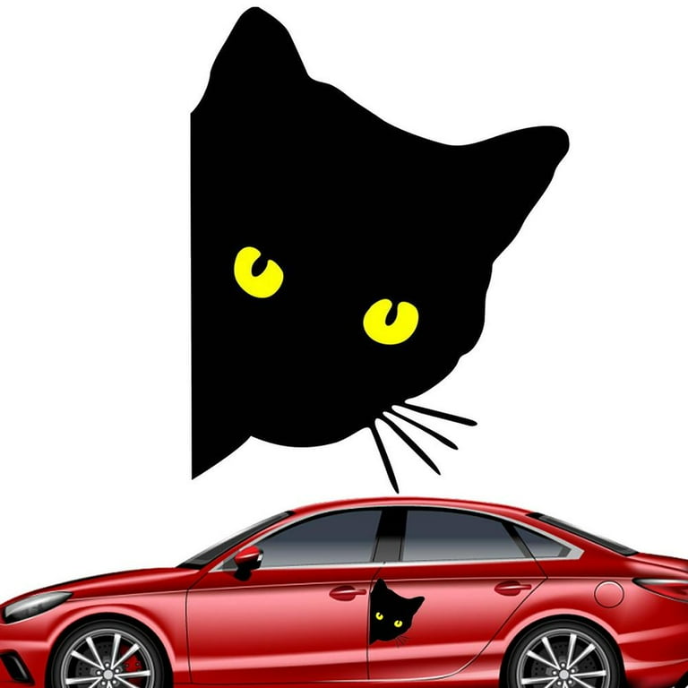 Peeking car decal deals