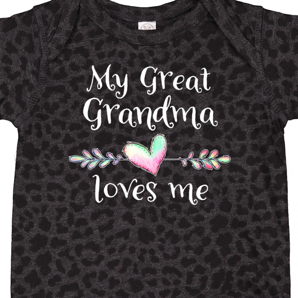 Inktastic My Great Grandma Loves Me Heart Great Grandchild Boys or Girls Baby Bodysuit