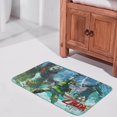 thumbnail image 4 of The Legend of Zelda Bathroom Rugs, Extra Soft And Absorbent Bath Mat, Non-Slip, Machine Washable Doormat, Quick Dry Bath Carpet for Bathroom Floor, Tub, Shower, 4 of 8
