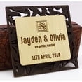 thumbnail image 1 of Personalized Save The Date Wooden Engraved Magnets 20 Rustic Wedding Announcements With Envelopes, 1 of 2
