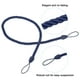 thumbnail image 4 of Cuerdas para cortinas Uxcell, paquete de 4, cuerdas trenzadas para cortinas con ganchos de tornillo y pernos, azul marino, 4 of 7