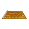 thumbnail image 2 of Ahgly Company Machine Washable Indoor Rectangle Oriental Yellow Traditional Area Rugs, 5' x 7', 2 of 4