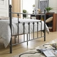 thumbnail image 4 of Pemberly Row Queen Metal Bed in Charcoal, 4 of 4