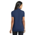 thumbnail image 2 of Port Authority Ladies Cotton Touch Performance Polo-S (Estate Blue), 2 of 6
