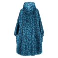 thumbnail image 5 of YAYUBA Unisex Fashion Rain Jacket Coat Hooded Raincoat For Adults Teens With Pockets,Blue, 5 of 7