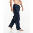 thumbnail image 3 of Brooklyn-Jax Men's Microfleece Pajama in small size and colors Navy, GREY, 3 of 7