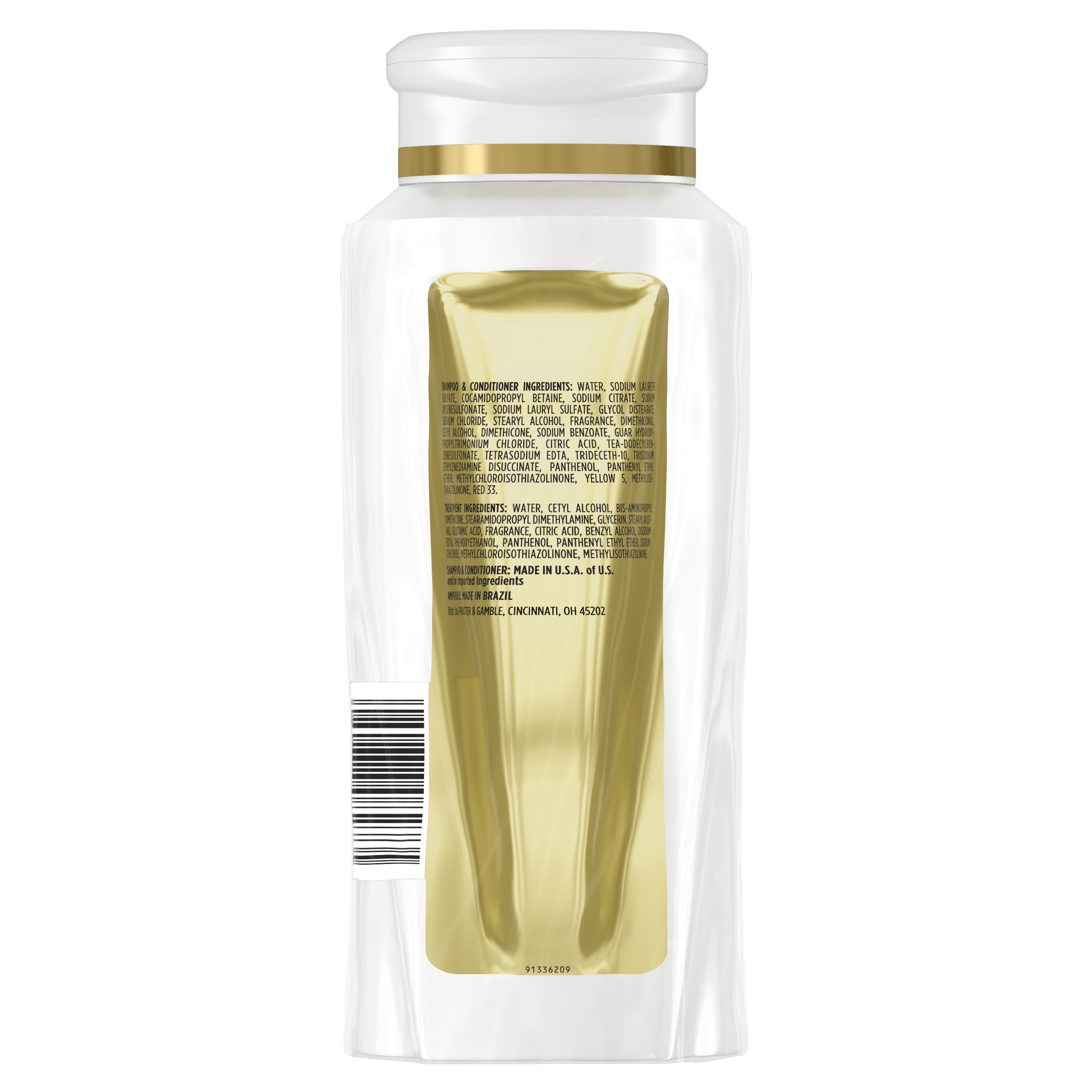 Pantene Pro-V Daily Moisture Renewal 2 in 1 Shampoo & Conditioner, 20.1 fl oz with Intense Rescue Shot