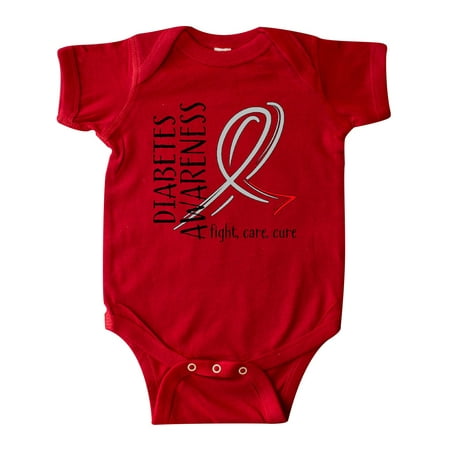 

Inktastic Diabetes Awareness- fight care cure Gift Baby Boy or Baby Girl Bodysuit