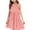 Pink, variant on ZACPNCV Girls' Sleeveless Gradient Dress Summer Casual Sundress Skater Swing Twirly Halter Dress Olive Green 13-14 Years