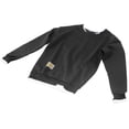 thumbnail image 2 of Sudadera para hombre, de manga larga, con cuello redondo, informal, para hacer ejercicio, para correr en otoño, color negro, talla L, 2 of 15