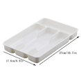 thumbnail image 2 of ACDANC 2026 New Kitchen Flatware Storage Tray Cutlery Organizer Box Utensil Drawer Organizer Container (Black), for Organizing Knives, Forks, Spoons, Kitchen Tools, Keeping Drawers Tidy, 2 of 4