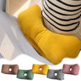thumbnail image 1 of Almohada de soporte lumbar Cojín de cintura de pana para silla de oficina y automóvil | Alivio ergonómico del dolor de espalda | Relleno grueso de poliéster | 40x25x17cm | Funda lavable | Múltiples, 1 of 7