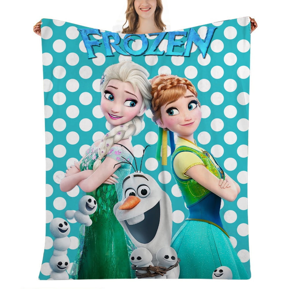 Cartoon Frozen Girls Rooms Blanket 32x48 inch Bed Throws Blankets for