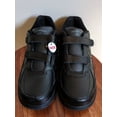 thumbnail image 3 of New Balance 577 SL-2 Mens Sz 8D Wide Black Leather Hook And Loop Walking Shoes, 3 of 5