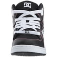DC Girls Pure High Top Ev Youth Skate Shoe, Black/Pink/Black, 12.5 Big Kid US, Negro, Rosa Y Negro, 30 EU