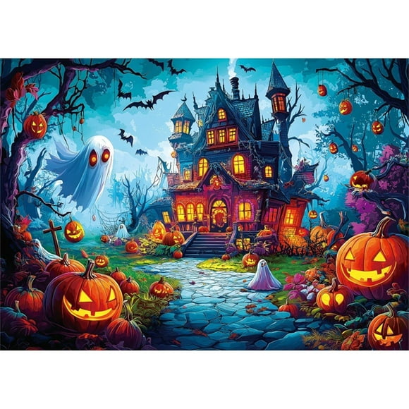 Puzzle Toy Halloween A Night Sky for Teens and Adults Immersive Nighttime Scene That Tests and Patience Across Ages