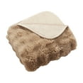 thumbnail image 4 of Holiday Time Camel Bubble Faux Fur Throw, 4 of 4