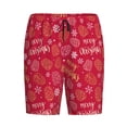 thumbnail image 6 of Daiia Gold Pinecone Merry Christmas A Mens Woven Stretch Pajama Short,Short Pajama Pants-Medium, 6 of 7